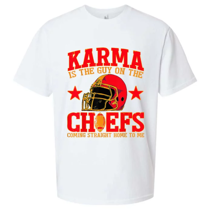 Karma Is the Guy on the Chief TRENDY Sueded Cloud Jersey T-Shirt