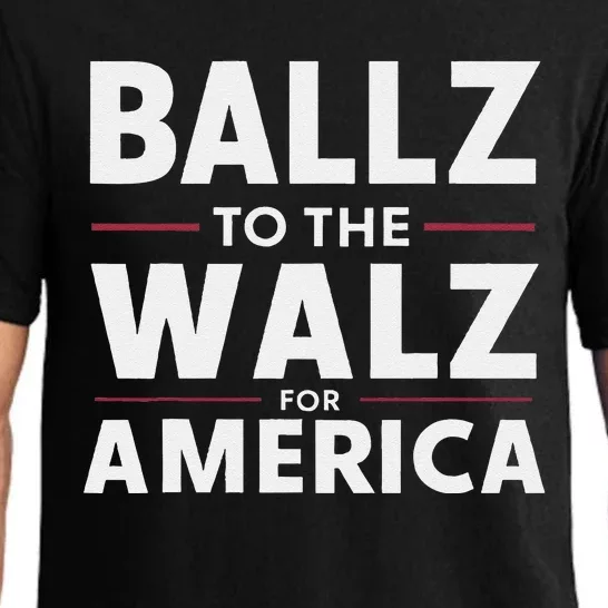 Kamala In The Context Ballz Walz Mn Kamala Harris 2024 Pajama Set