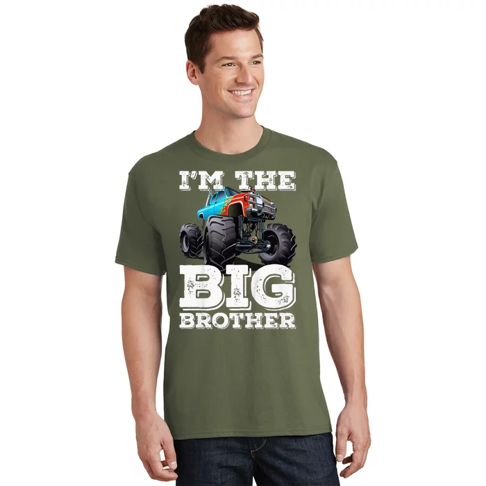 Kids Im The Big Brother Funny Monster Truck T-Shirt