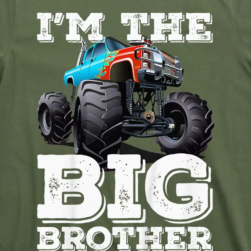 Kids Im The Big Brother Funny Monster Truck T-Shirt