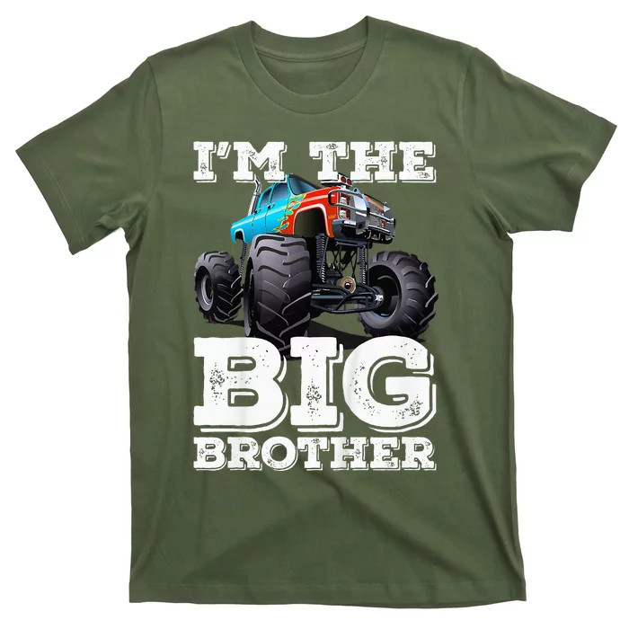 Kids Im The Big Brother Funny Monster Truck T-Shirt