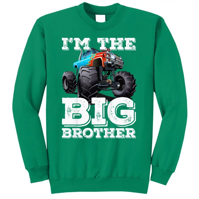 Kids Im The Big Brother  Funny MonsterTruck Sweatshirt