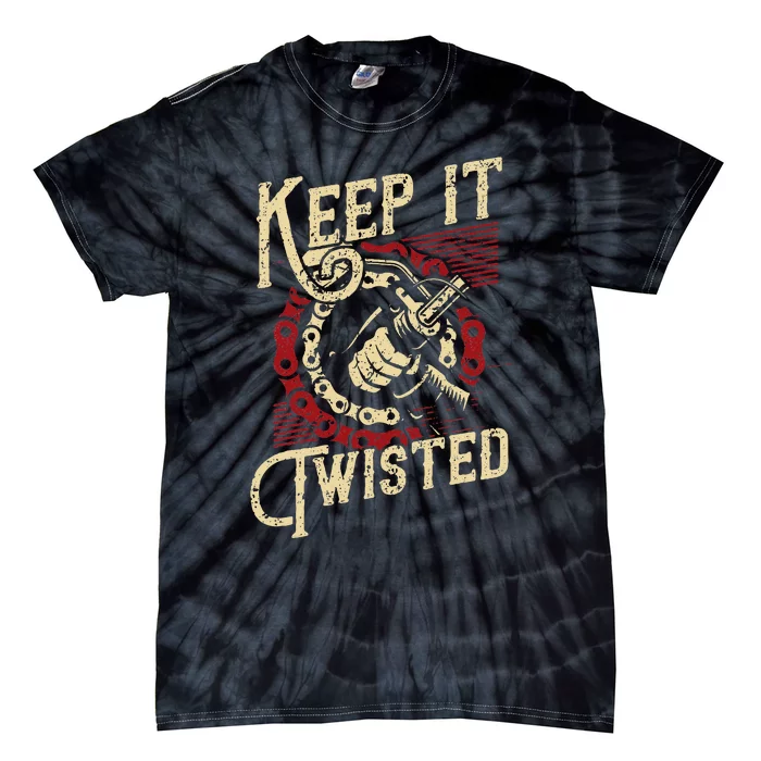 Keep It Twisted Vintage Motorcycle Tie-Dye T-Shirt