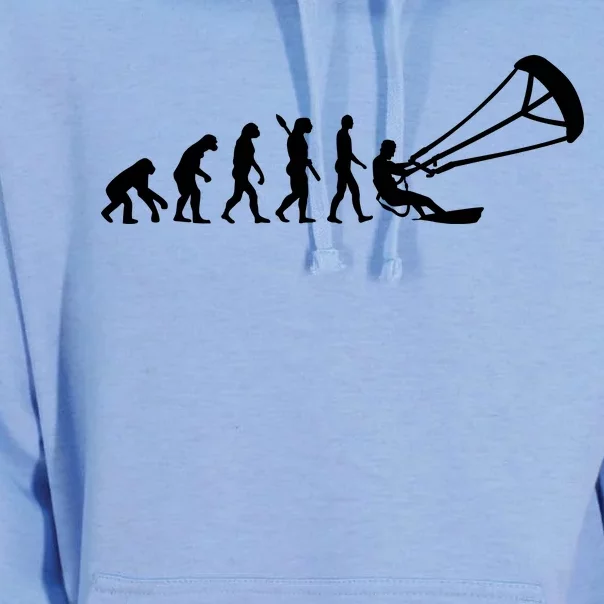 Kite Surfing Evolution Unisex Surf Hoodie