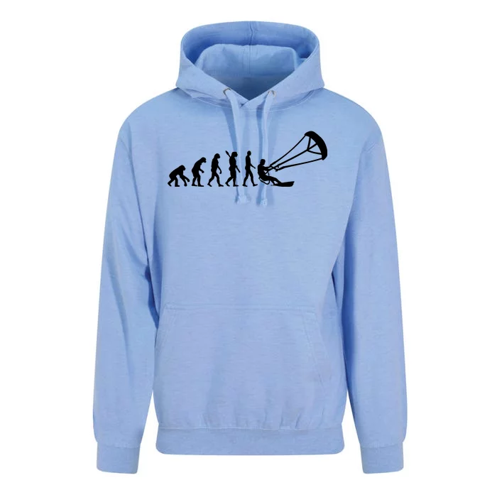 Kite Surfing Evolution Unisex Surf Hoodie