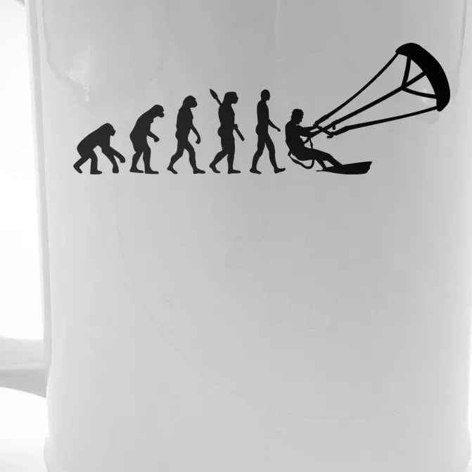 Kite Surfing Evolution Front & Back Beer Stein