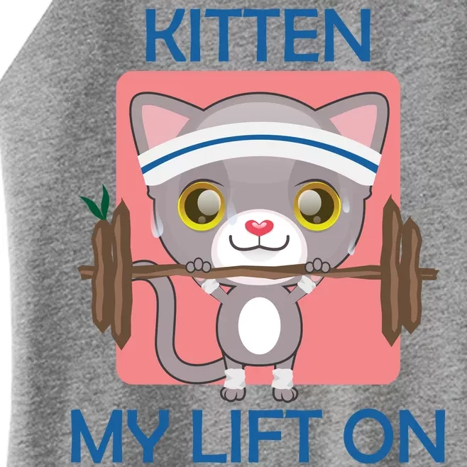 Kitten My lift On Women’s Perfect Tri Rocker Tank