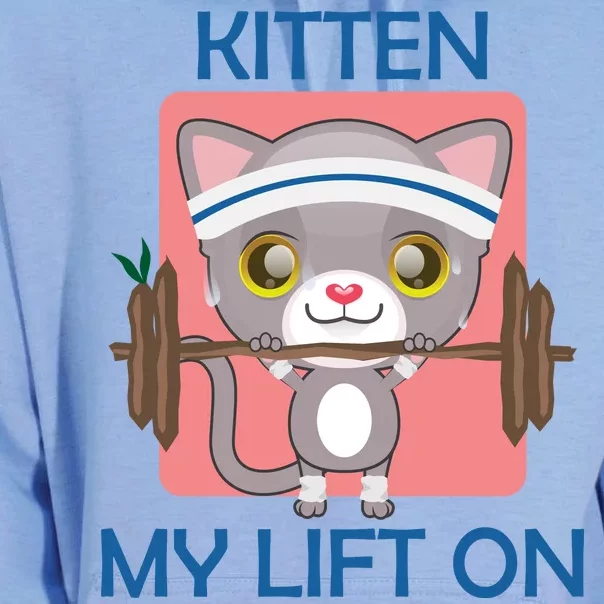 Kitten My lift On Unisex Surf Hoodie