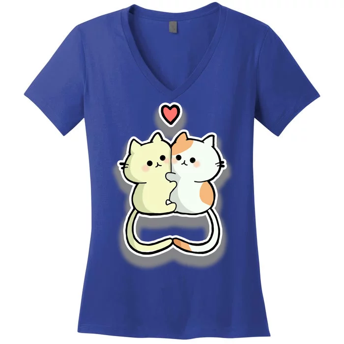 Kitty Love Women's V-Neck T-Shirt