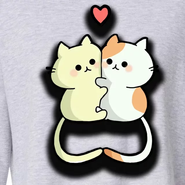 Kitty Love Cropped Pullover Crew