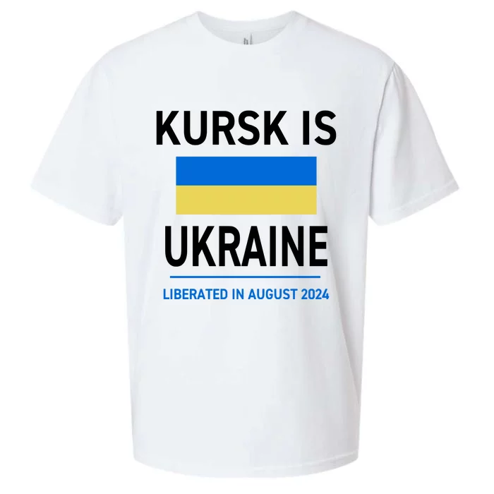 Kursk Is Ukraine Liberated In August 2024 Sueded Cloud Jersey T-Shirt