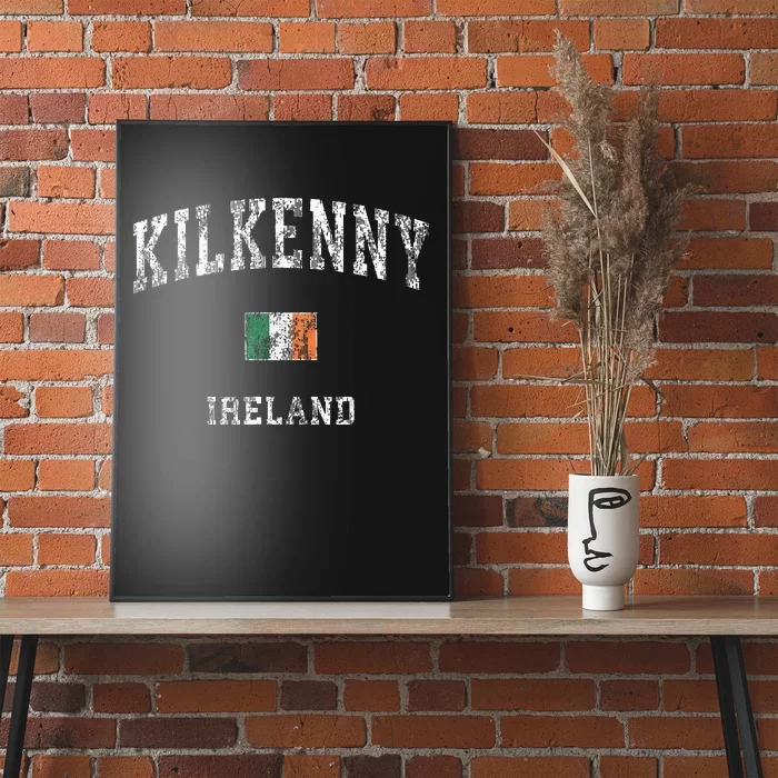 Kilkenny Ireland Vintage Athletic Sports Design Poster