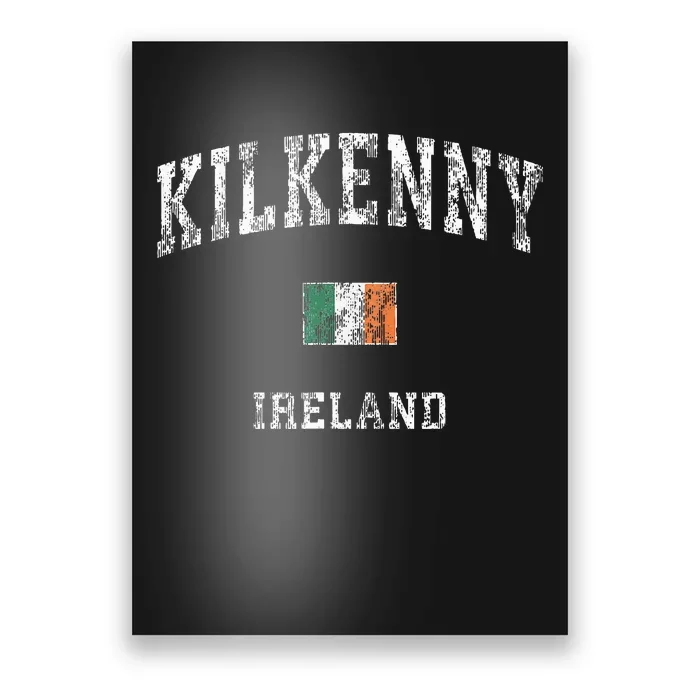 Kilkenny Ireland Vintage Athletic Sports Design Poster