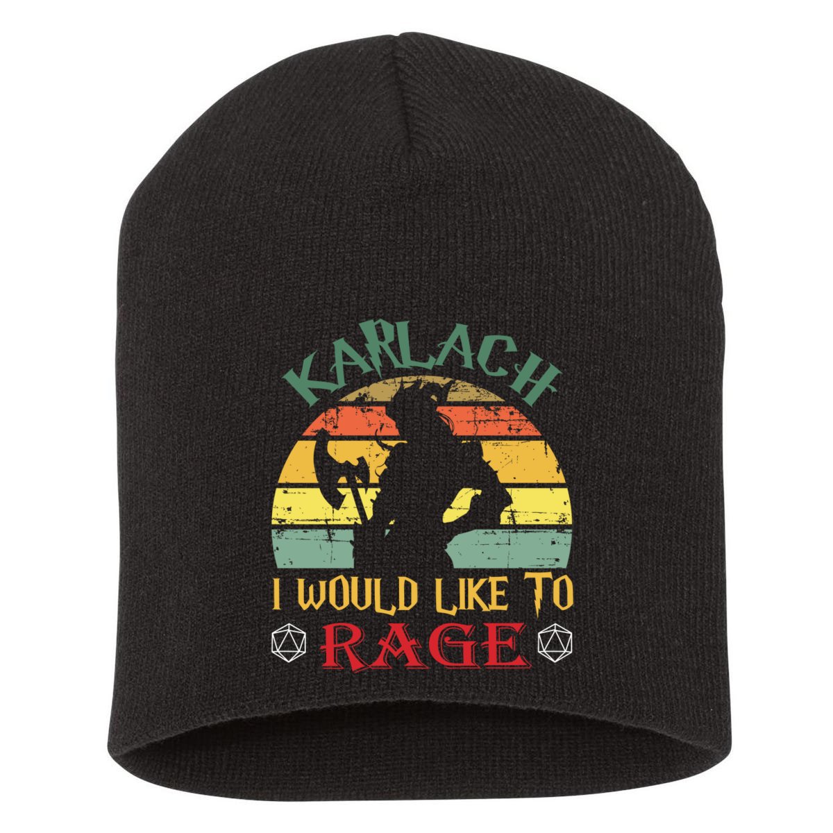 Karlach I Would Like To Rage Karlach Video Games BaldurS Gate 3 Short  Acrylic Beanie | TeeShirtPalace