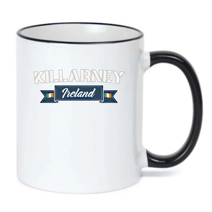 Killarney Ireland With Irish Flag Gift Black Color Changing Mug