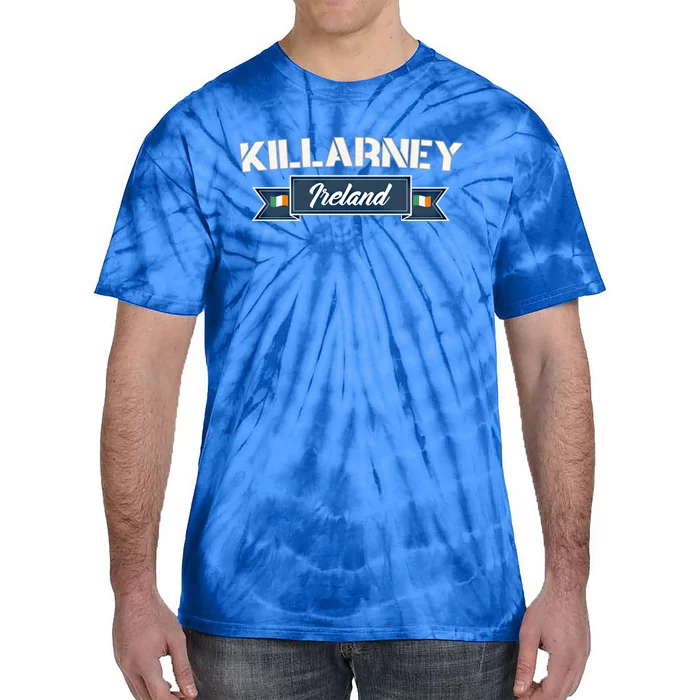 Killarney Ireland With Irish Flag Gift Tie-Dye T-Shirt