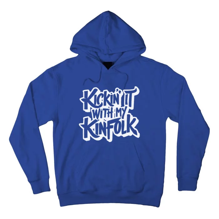 Kickin It With My Kinfolk Family Reunion Tall Hoodie