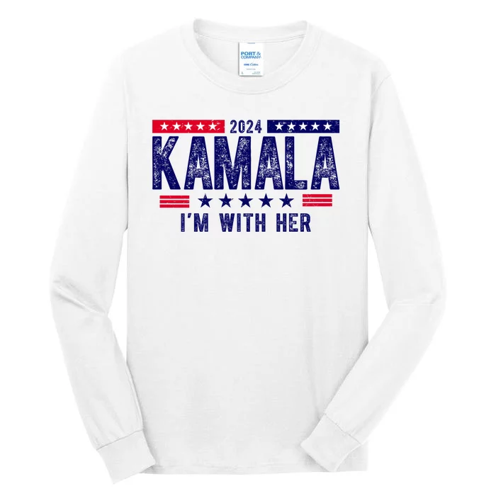 Kamala Im With Her 2024 Vintage Political Tall Long Sleeve T-Shirt