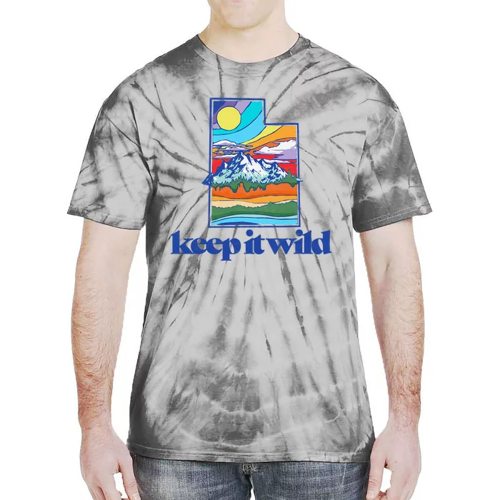 Keep It Wild Utah Vintage Nature Tie-Dye T-Shirt