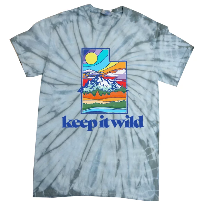 Keep It Wild Utah Vintage Nature Tie-Dye T-Shirt