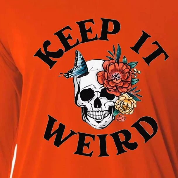 Keep It Weird Morbid Cool Halloween Cooling Performance Long Sleeve Crew