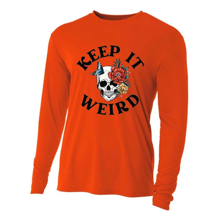 Keep It Weird Morbid Cool Halloween Cooling Performance Long Sleeve Crew