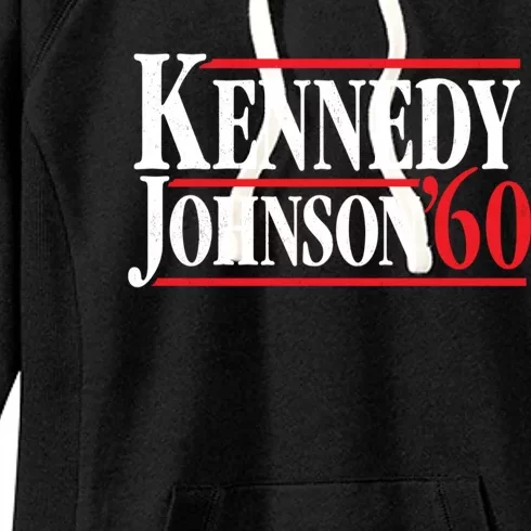 Kennedy Johnson 1960 Retro CampaignKennedy Johnson 1960 Retro Campaign Women's Fleece Hoodie