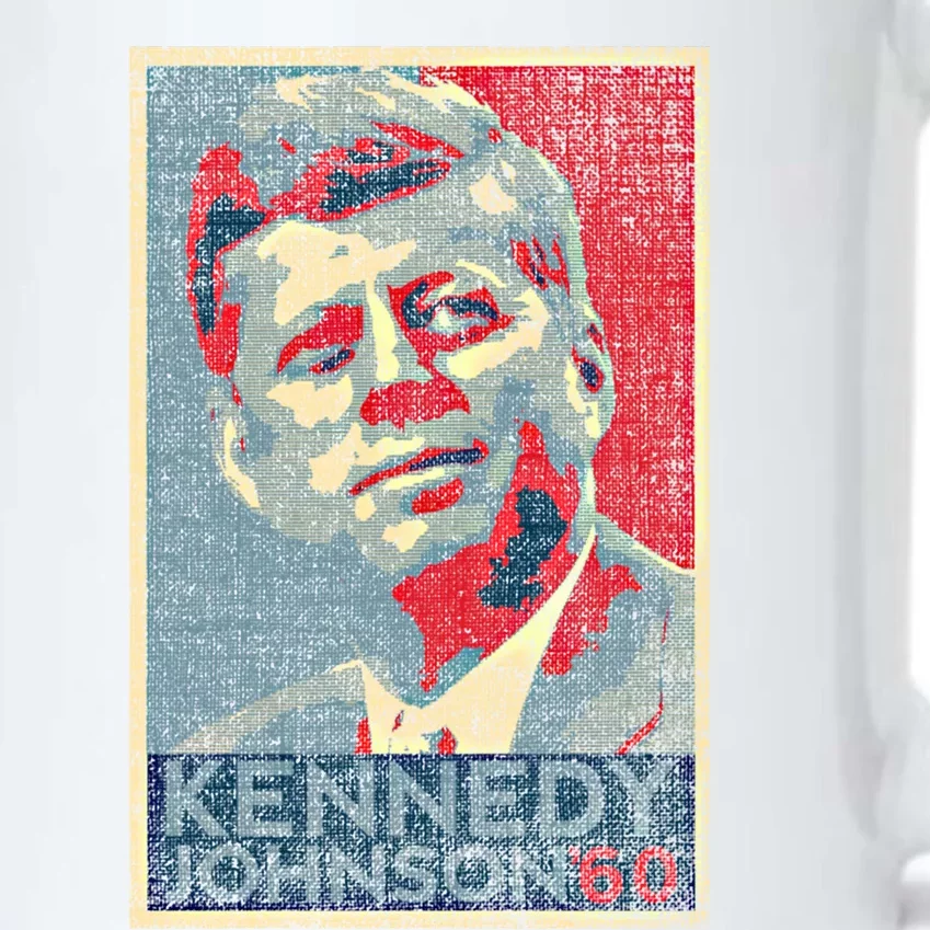 Kennedy Johnson 1960 Retro Campaign 4th Of July President Meaningful Gift Black Color Changing Mug