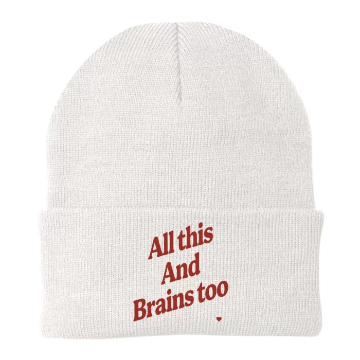 Kristin Jones All This And Brains Too Knit Cap Winter Beanie