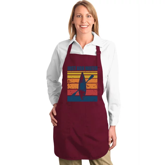 Kayak Just Add Water Funny Kayaking Full-Length Apron With Pocket