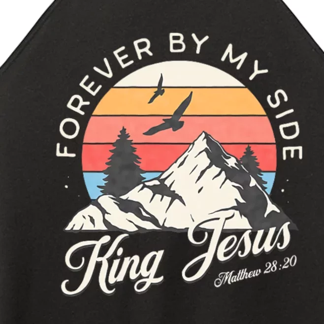 King Jesus Forever By My Side Women’s Perfect Tri Rocker Tank