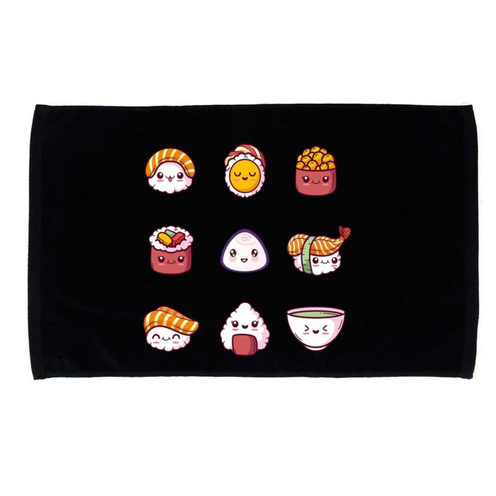 Kawaii Japanese Food Lover Microfiber Hand Towel