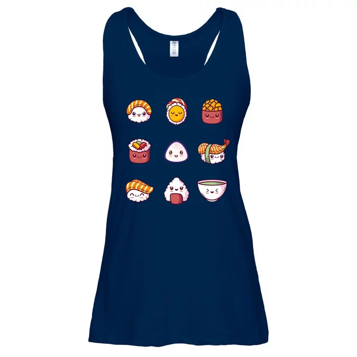 Kawaii Japanese Food Lover Ladies Essential Flowy Tank