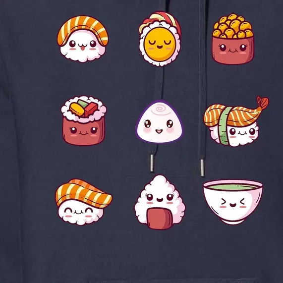 Kawaii Japanese Food Lover Premium Hoodie