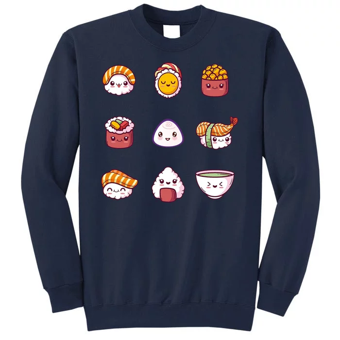 Kawaii Japanese Food Lover Tall Sweatshirt