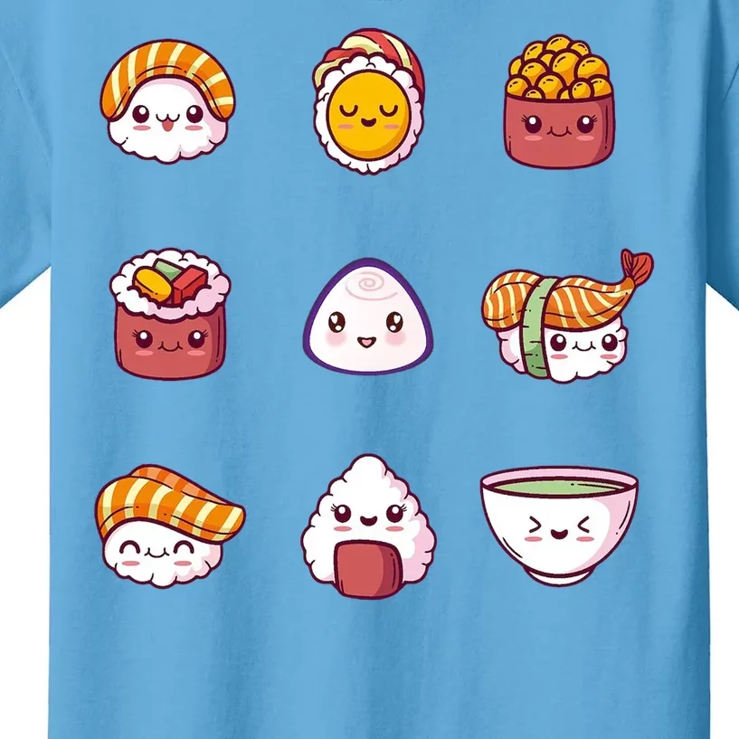 Kawaii Japanese Food Lover Kids T-Shirt