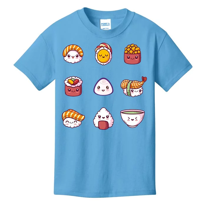 Kawaii Japanese Food Lover Kids T-Shirt