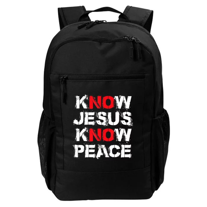 Know Jesus Know Peace Daily Commute Backpack