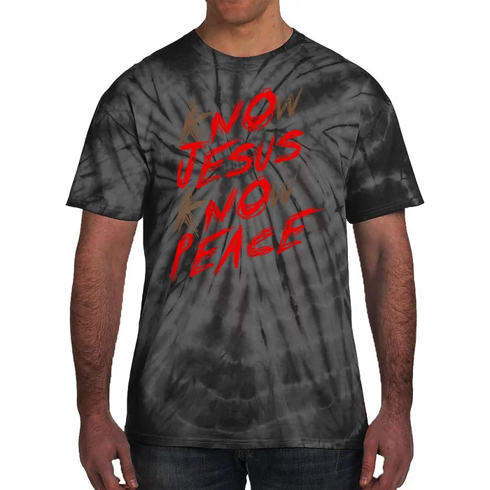 Know Jesus Know Peace Tie-Dye T-Shirt