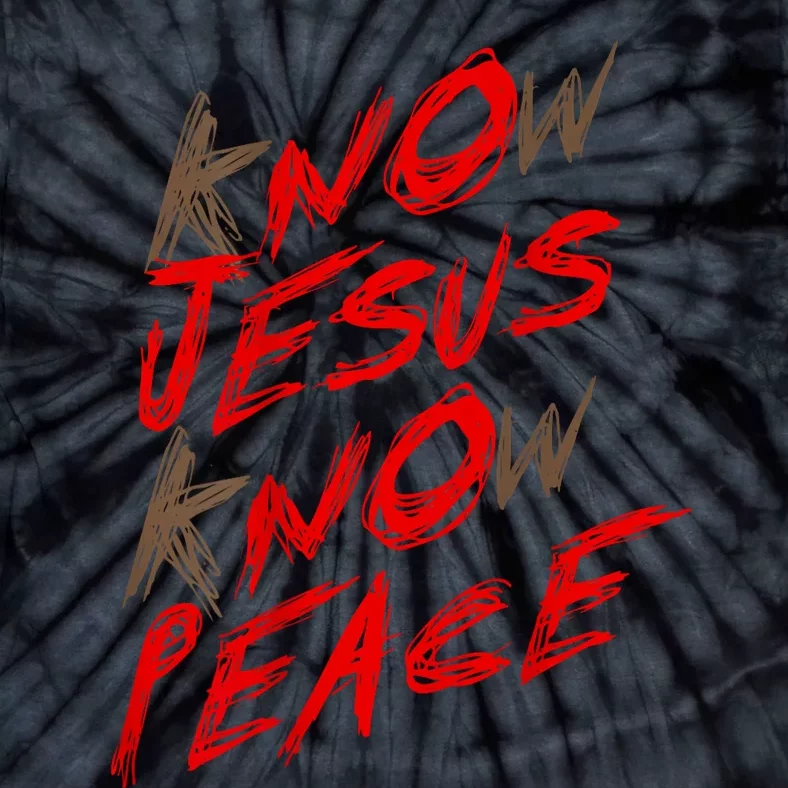 Know Jesus Know Peace Tie-Dye T-Shirt