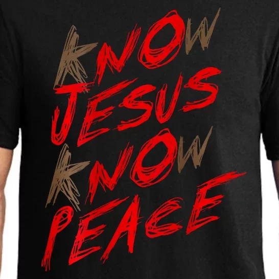 Know Jesus Know Peace Pajama Set