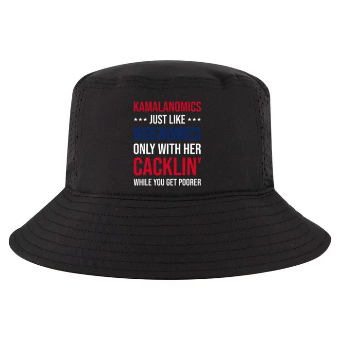 Kamalanomics Just Like Bidenomics Only With Her Cacklin Cool Comfort Performance Bucket Hat