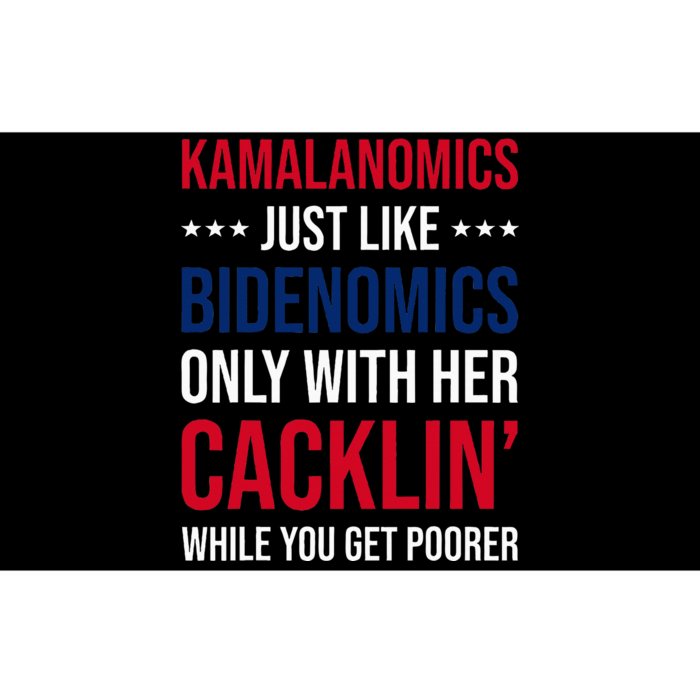 Kamalanomics Just Like Bidenomics Only With Her Cacklin Bumper Sticker