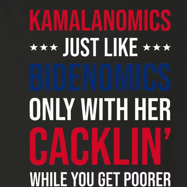 Kamalanomics Just Like Bidenomics Only With Her Cacklin Toddler Long Sleeve Shirt