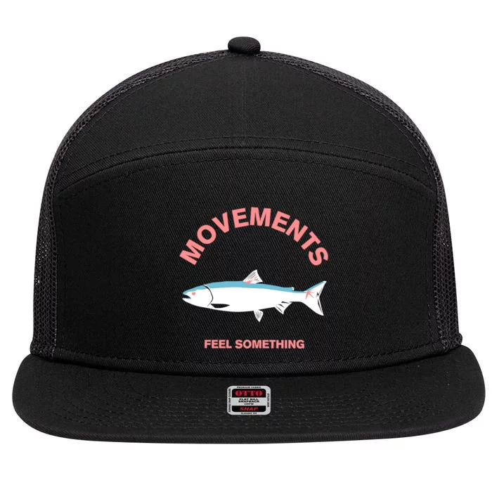 Kevin Jordan Movements Feel Something 7 Panel Mesh Trucker Snapback Hat