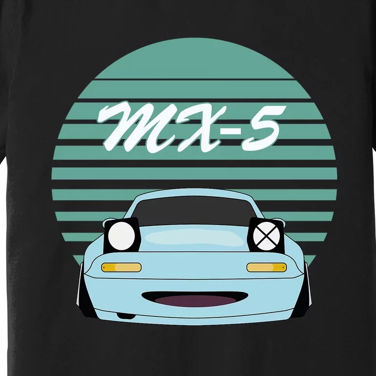 Kawaii JDM MX5 NA Baby Blue Premium T-Shirt