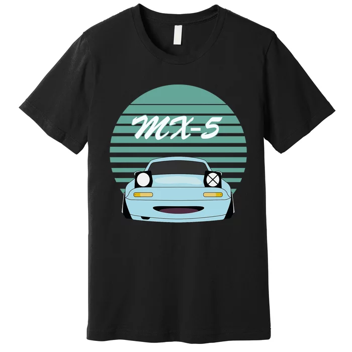 Kawaii JDM MX5 NA Baby Blue Premium T-Shirt