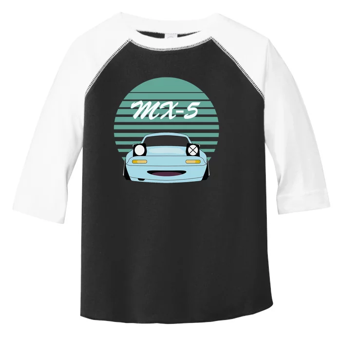 Kawaii JDM MX5 NA Baby Blue Toddler Fine Jersey T-Shirt