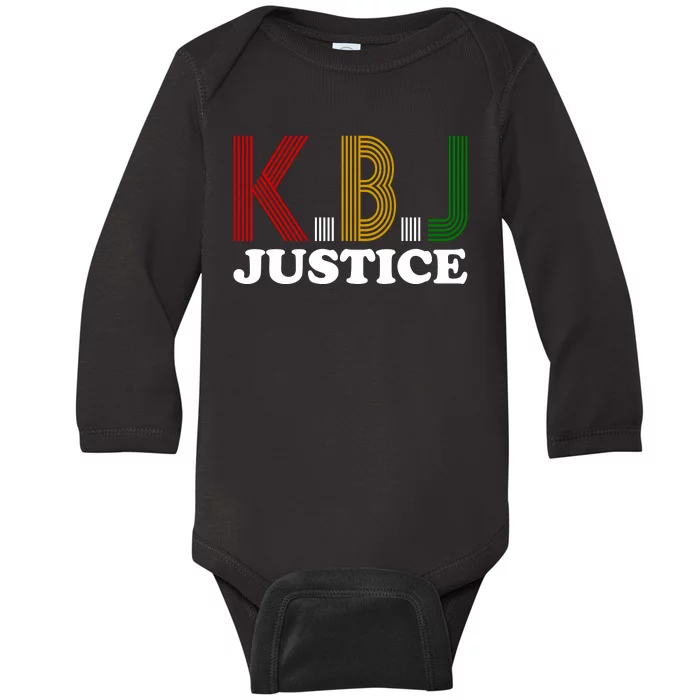 KBJ Justice Retro Baby Long Sleeve Bodysuit