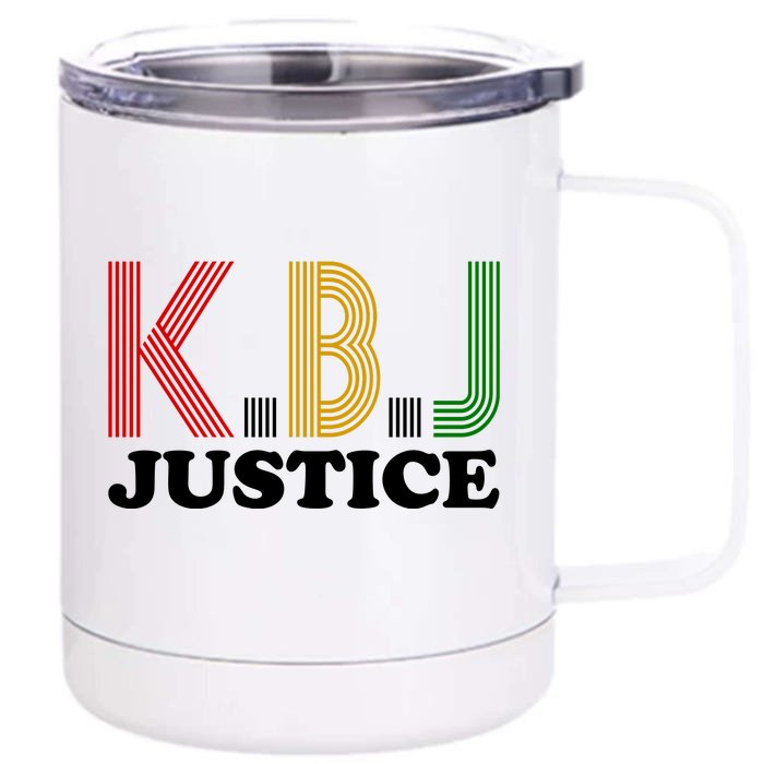 KBJ Justice Retro Front & Back 12oz Stainless Steel Tumbler Cup